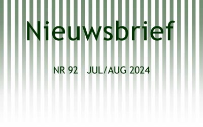 Nieuwsbrief juli/augustus 2024