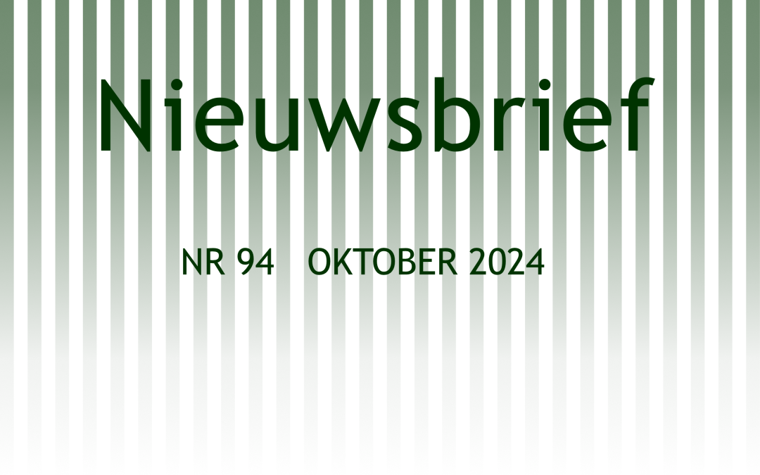 Nieuwsbrief oktober 2024